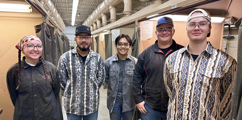 welding students