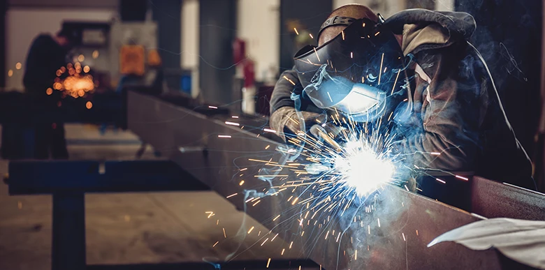 3 guys planning a weld